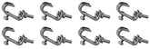 8x pinces de serrage Eurolite 16 mm
